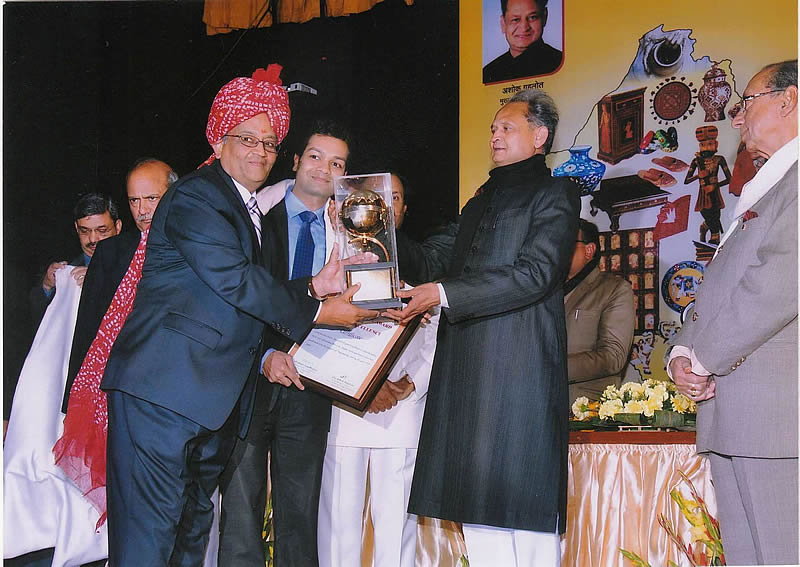 Export Performance Award by State Government of Rajasthan to JLC Electormet